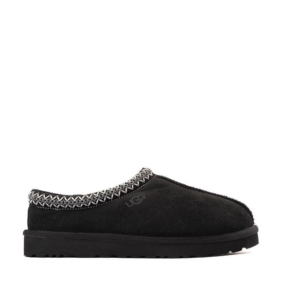 UGG Black Suede Slip-On Shoes - Picture 1 of 10